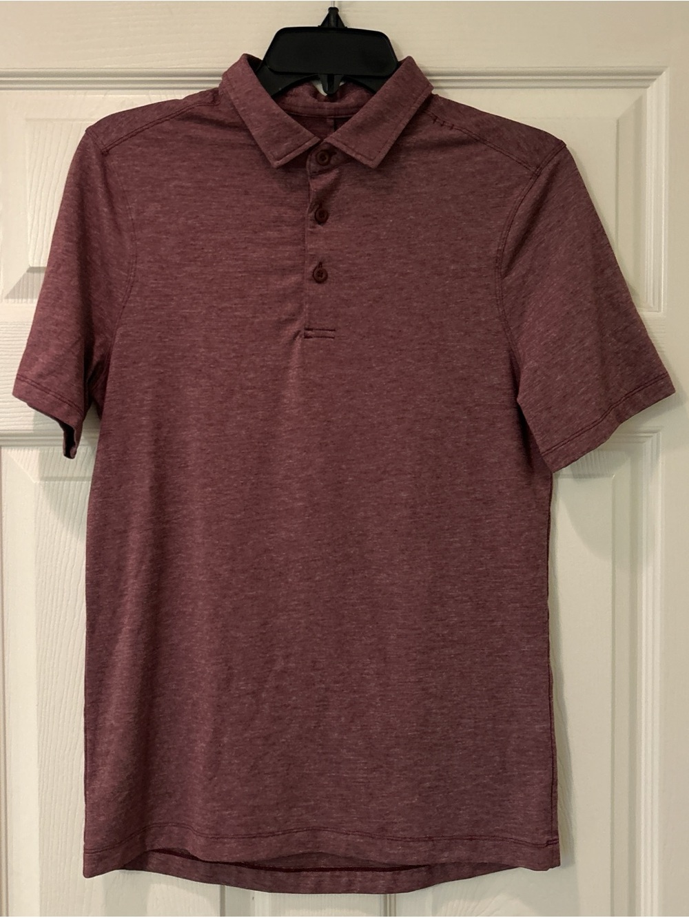 lululemon athletica Men's Heathered Maroon Polo